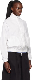 Nothing Written White Panny Harrington Jacket