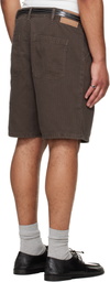 JEANERICA Brown Genua Worker Chino Shorts