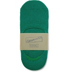 Anonymous Ism - Cotton-Blend No-Show Socks - Green