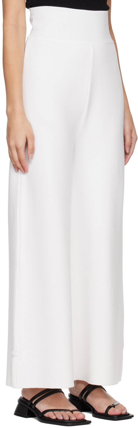 Blossom White High Waist Lounge Pants
