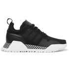 adidas Originals - AF 1.4 Primeknit and Leather Sneakers - Men - Black