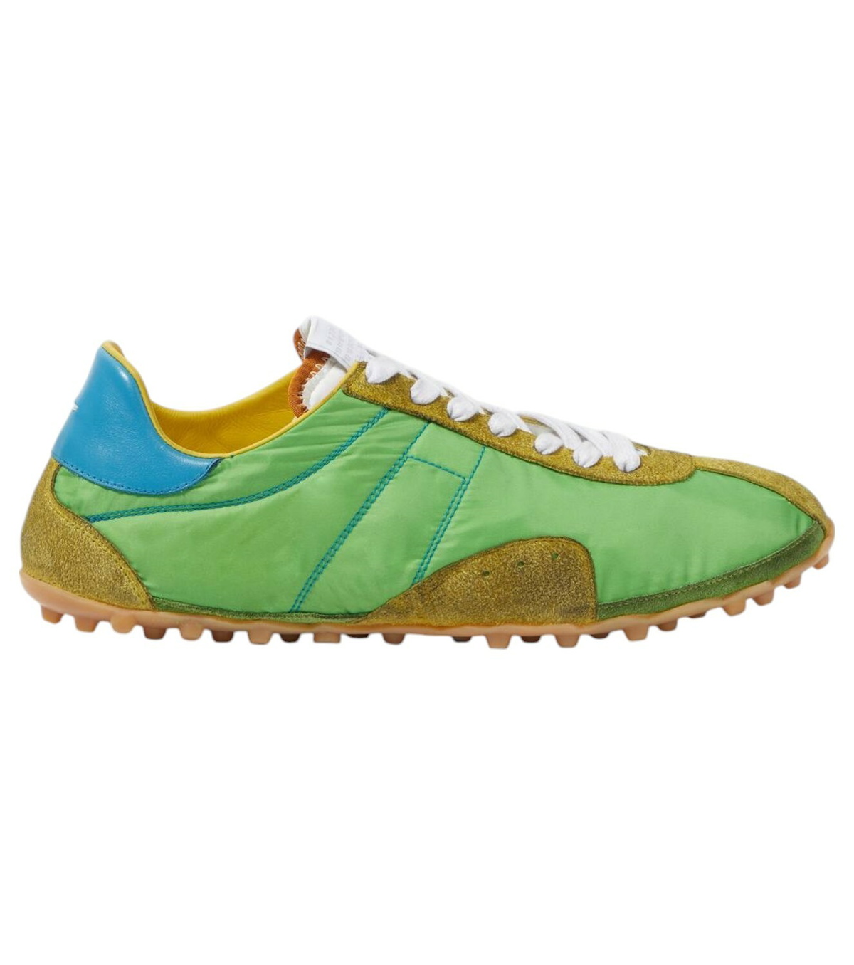 Maison Margiela Men's Replica Rubberised Leather Sneakers in Maison Margiela Men's Replica Rubberised Leather Sneakers in