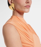 Alaïa Le Cœur Torn earrings