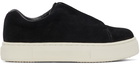 Eytys Black Suede Doja Slip-On Sneakers