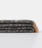 The House of Lyria Malghe wool and cotton-blend throw