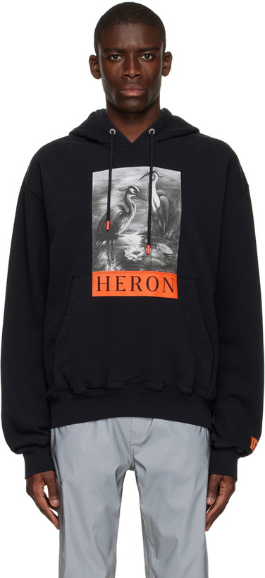 Photo: Heron Preston Black Cotton Hoodie