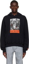 Heron Preston Black Cotton Hoodie