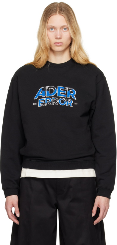 Photo: ADER error Black Edca Product. 45 Sweatshirt