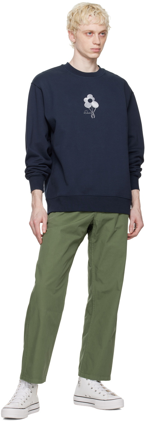 DANCER Navy Flower Sweatshirt