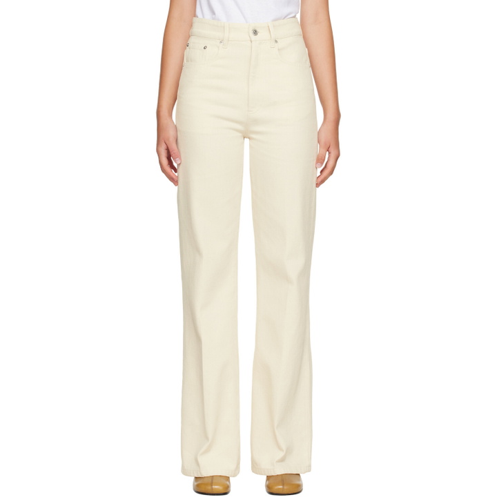 Photo: A.P.C. Off-White Domino Jeans