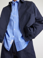 Rag & Bone - Striped Cotton-Poplin Shirt - Blue