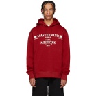 mastermind WORLD Red Missions Hoodie