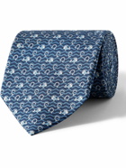 FERRAGAMO - 8cm Printed Silk-Twill Tie