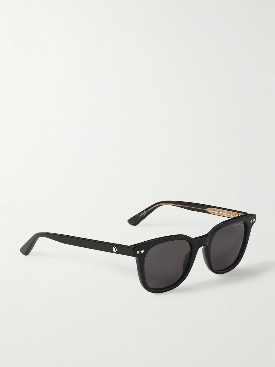 MONTBLANC EYEWEAR - Snowcap D-Frame Acetate Sunglasses