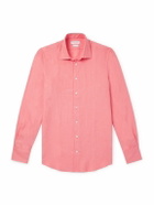 Richard James - Slim-Fit Linen Shirt - Pink