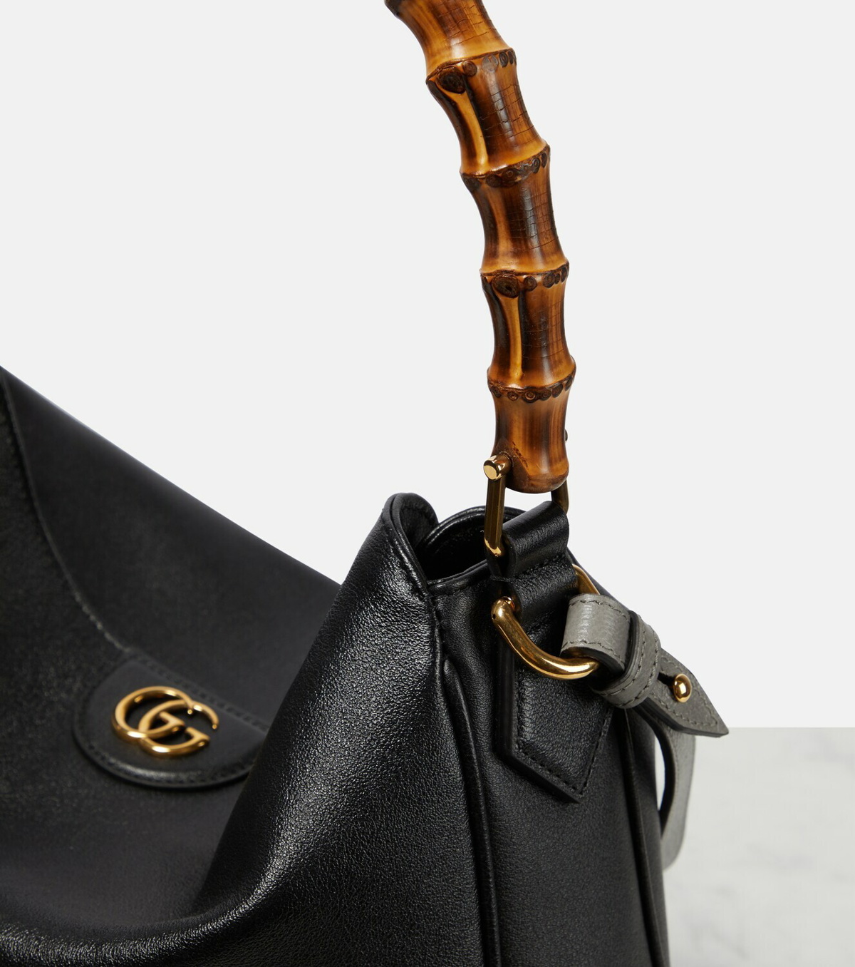 Chanel Vintage Black Patent Medium Classic Diana Flap Bag 24k GHW