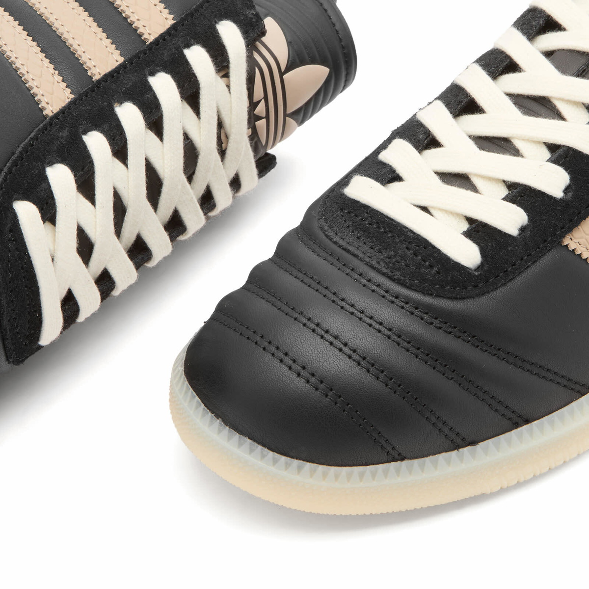 Adidas Samba Jp Sneaker in Core Black/Trace Khaki/Cream White