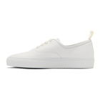 Common Projects White Four Hole Leather Low Sneaker