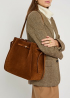 Tory Burch Romy Large Suede Bucket bag - Caramel - One Size