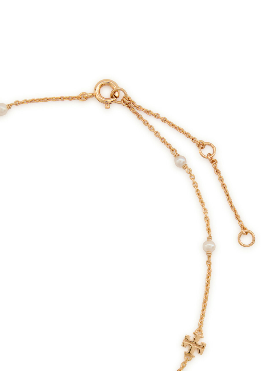 Tory Burch Moondance Pearl 18kt Gold-plated Necklace - One Size
