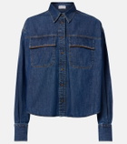 Brunello Cucinelli Monili denim jacket