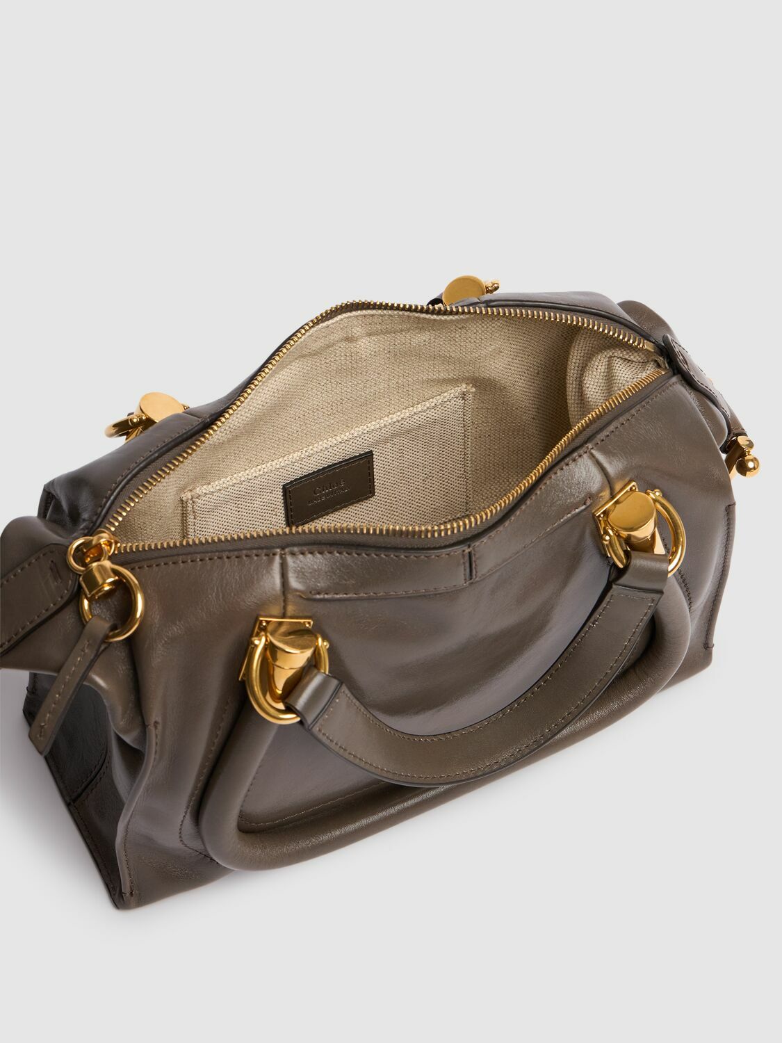 CHLOÉ Paraty 24 Shiny Leather Bag