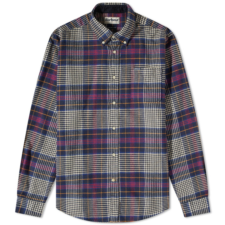 Photo: Barbour Men's Jackson Tailored Fit Shirt in Navy