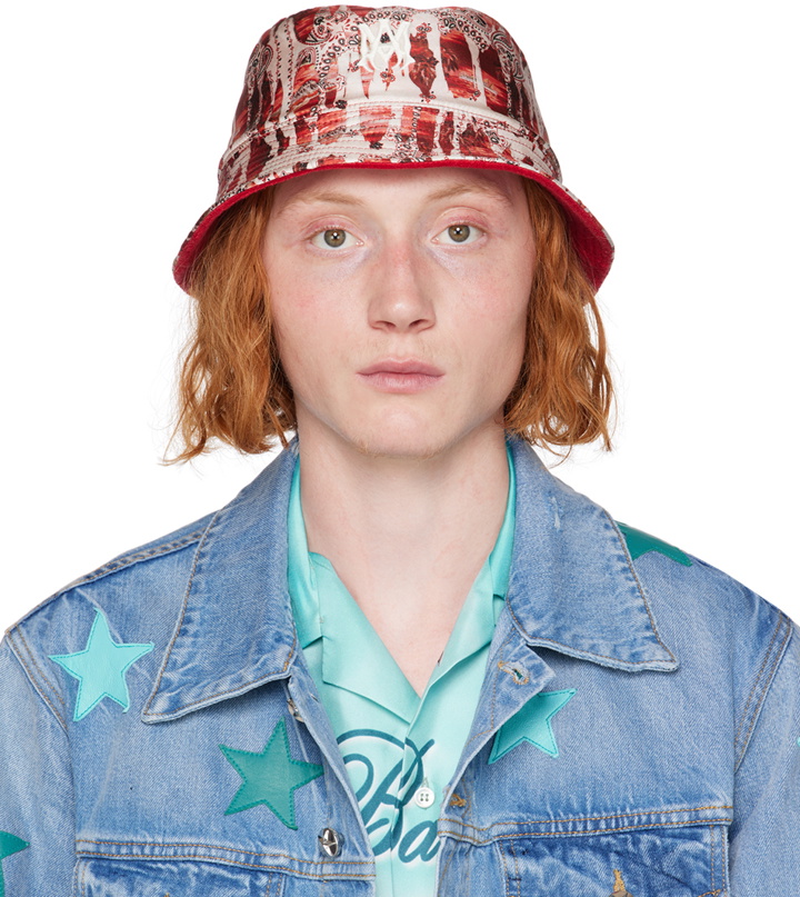 Photo: AMIRI Reversible Red M.A Bucket Hat