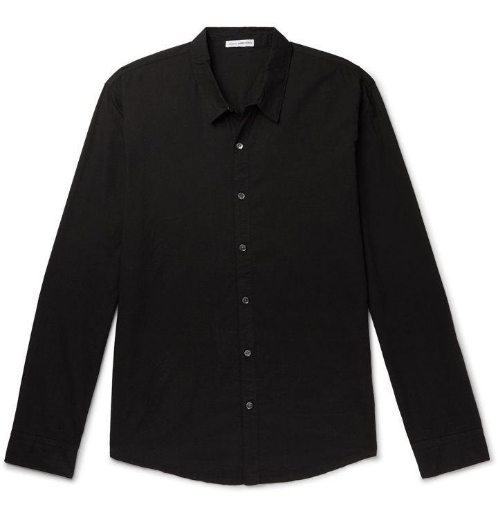 Photo: James Perse - Cotton-Poplin Shirt - Black