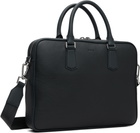 BOSS Navy Italian-Leather Document Briefcase
