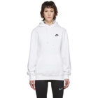 Nike White Sportswear Club Hoodie