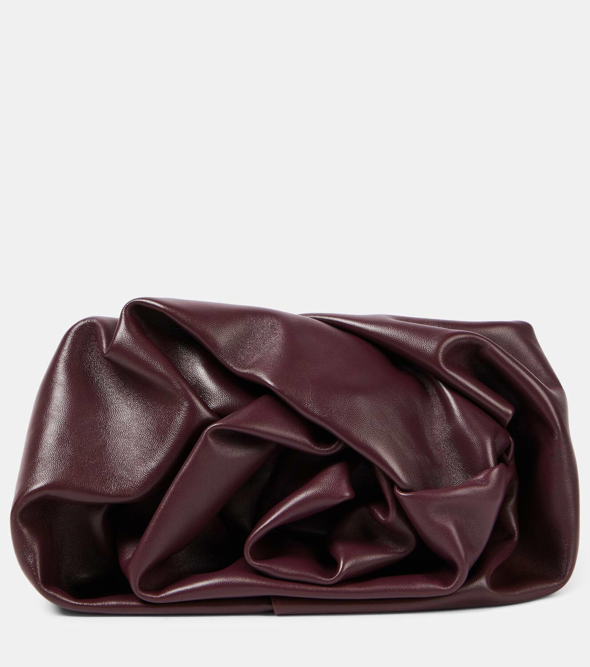 Burberry Women Black Nappa Leather Rose Clutch main image 1