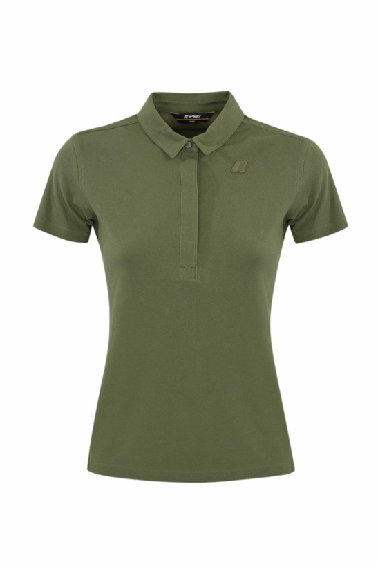 Photo: K-Way Amanda Piquet Polo Shirt In Cotton