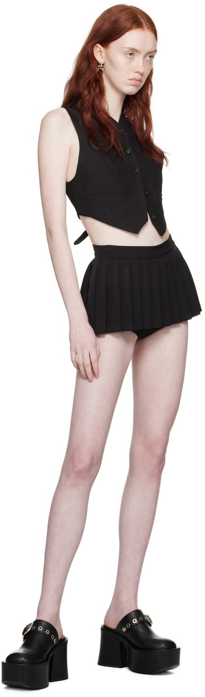 Pushbutton SSENSE Exclusive Black Vest