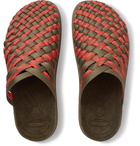 Malibu - Missoni Colony Woven Nylon-Webbing Sandals - Men - Army green