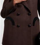 Blazé Milano Everyday Cheveyo Brown wool blazer