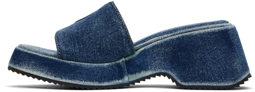 Diesel Blue Sa-Oval D Pf W Heeled Sandals Diesel