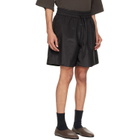 Fear of God Black Nylon Taffeta Padded Sport Shorts