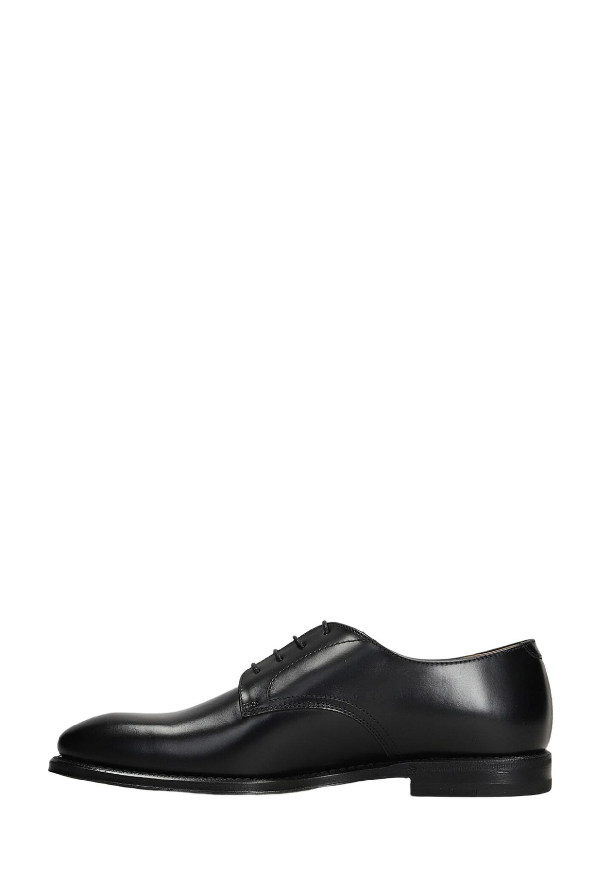 Henderson Baracco Lace Up Shoes In Black Leather