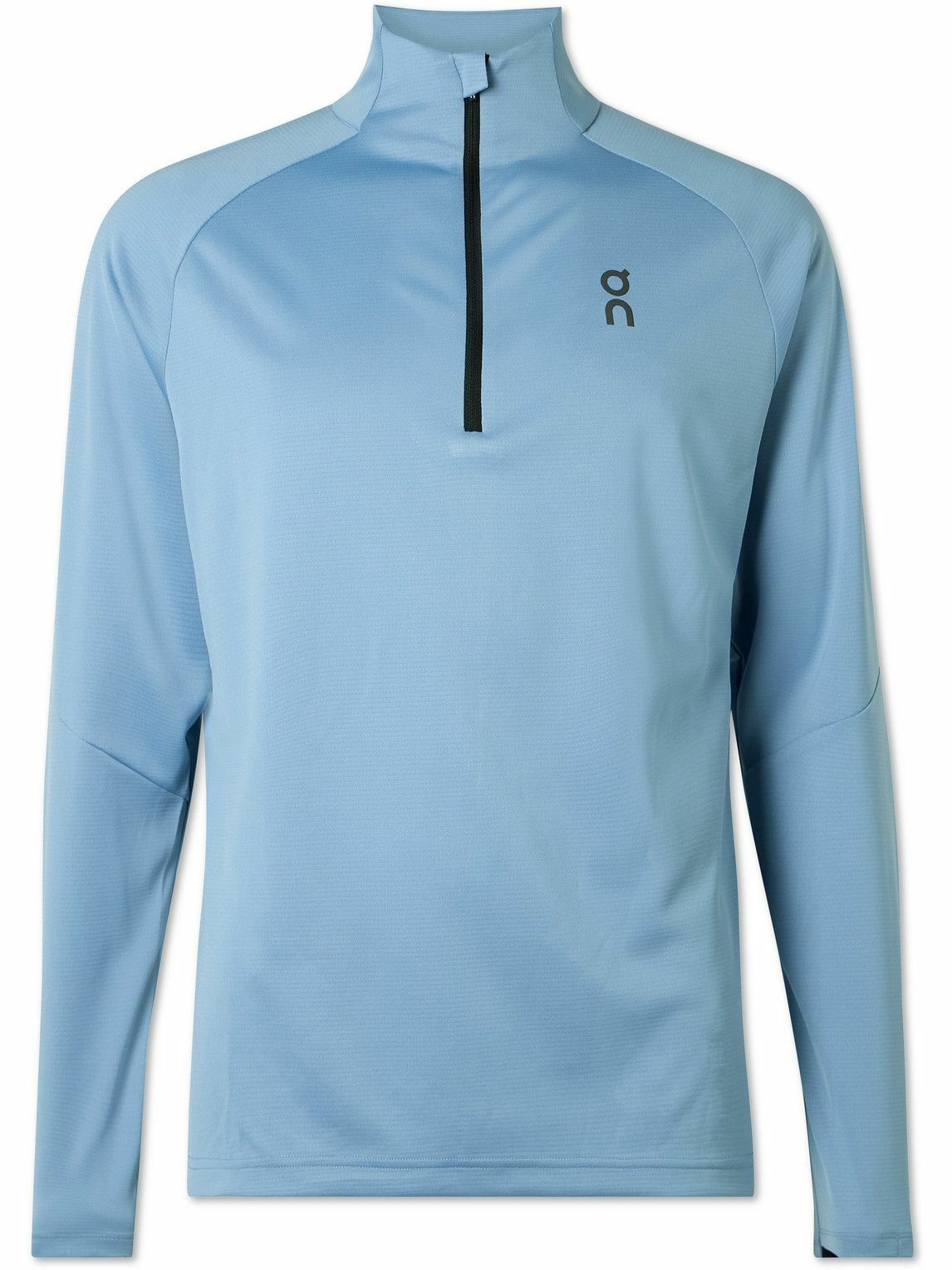 ON - Climate Recycled-Jersey Half-Zip Running Top - Blue