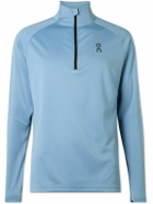ON - Climate Recycled-Jersey Half-Zip Running Top - Blue