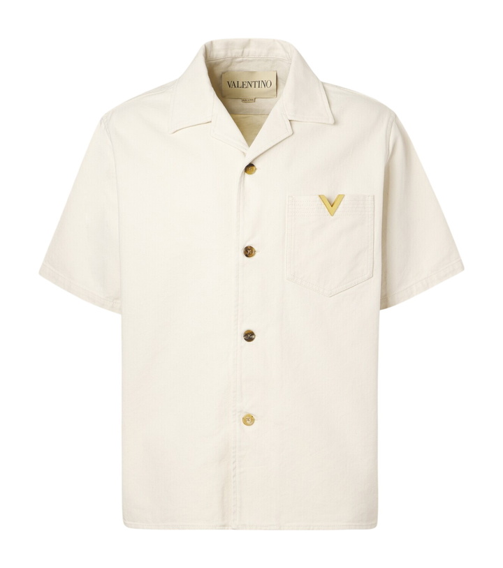 Photo: Valentino VGold denim shirt