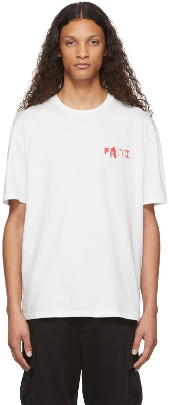 Photo: Faith Connexion White Logo T-Shirt