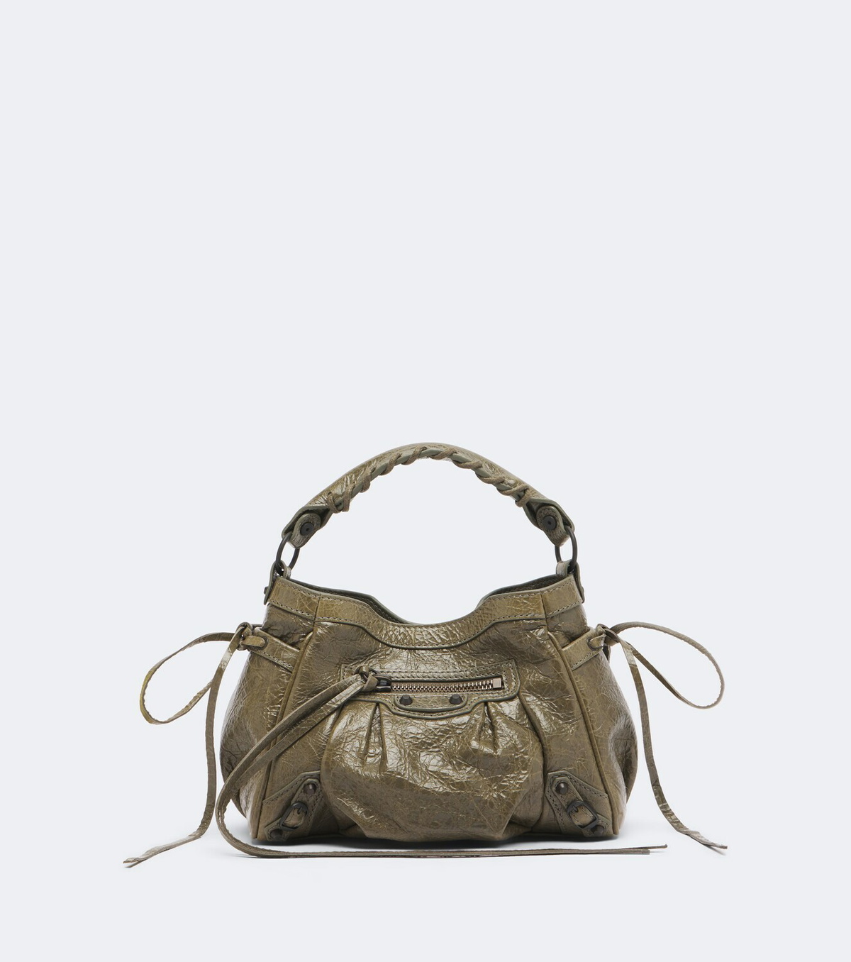 Balenciaga Le City Nano leather top-handle bag