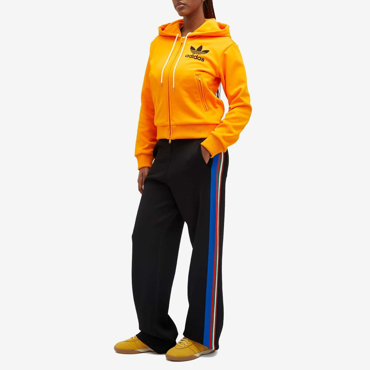 Adidas x Wales Bonner Track Hoodie in Eqt Orange S16 adidas