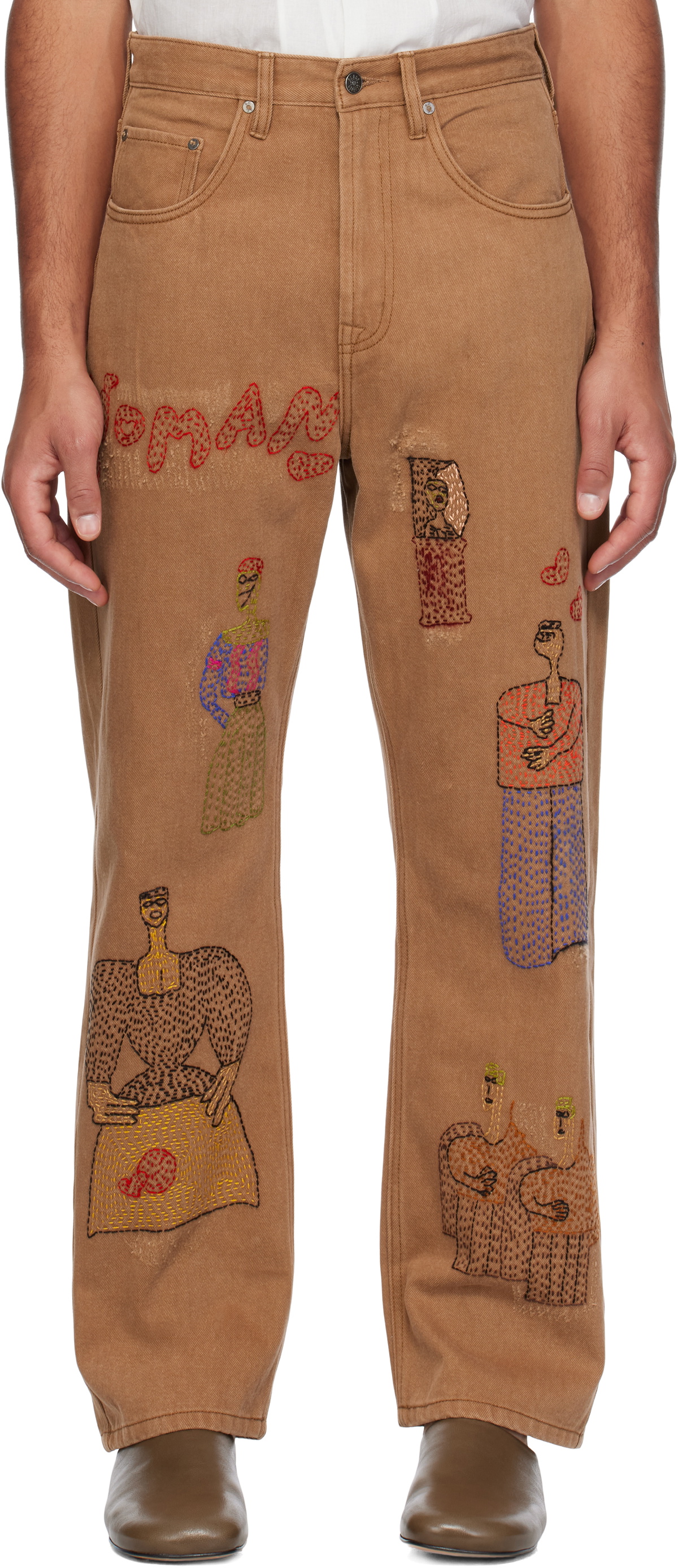 Glass Cypress Brown 'Woman' Jeans