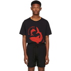 Gucci Black Magnetismo Animale Shark T-Shirt