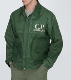 C.P. Company Toob logo coated linen jacket