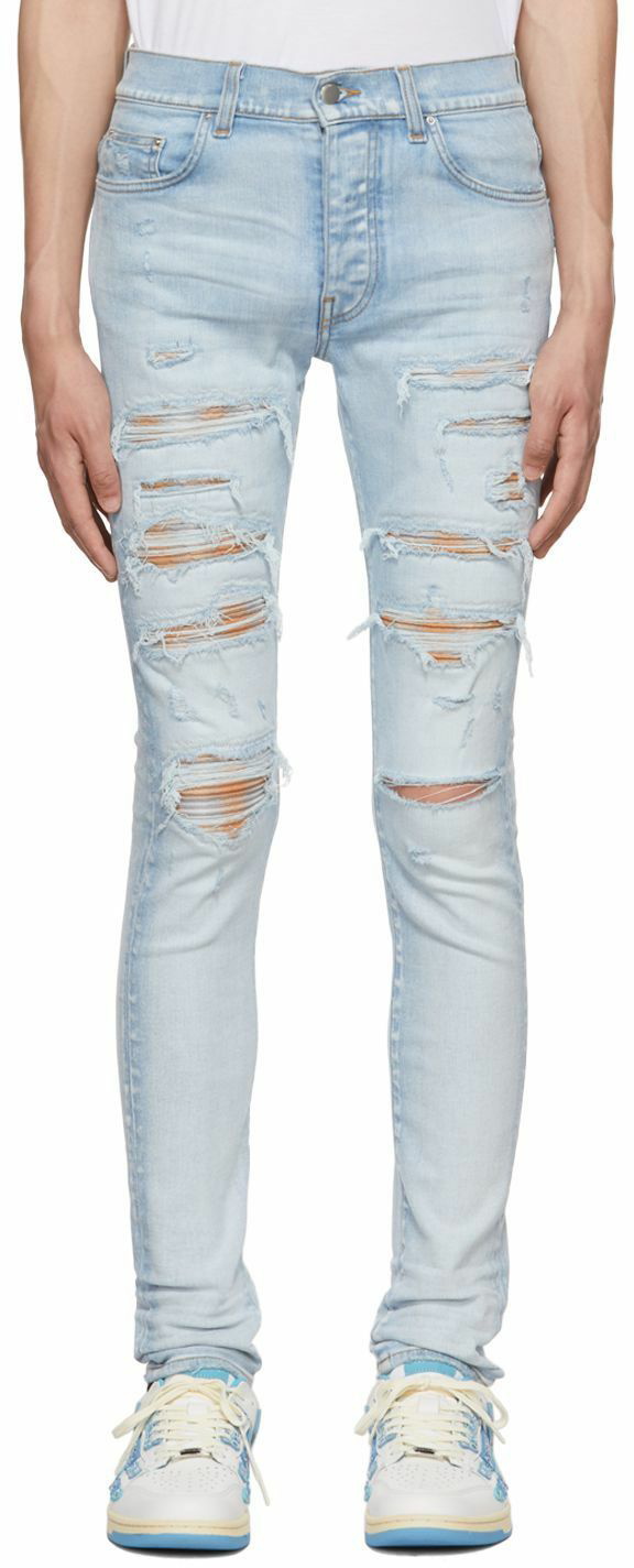 AMIRI Blue Thrasher Jeans Amiri