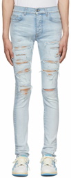 AMIRI Blue Thrasher Jeans